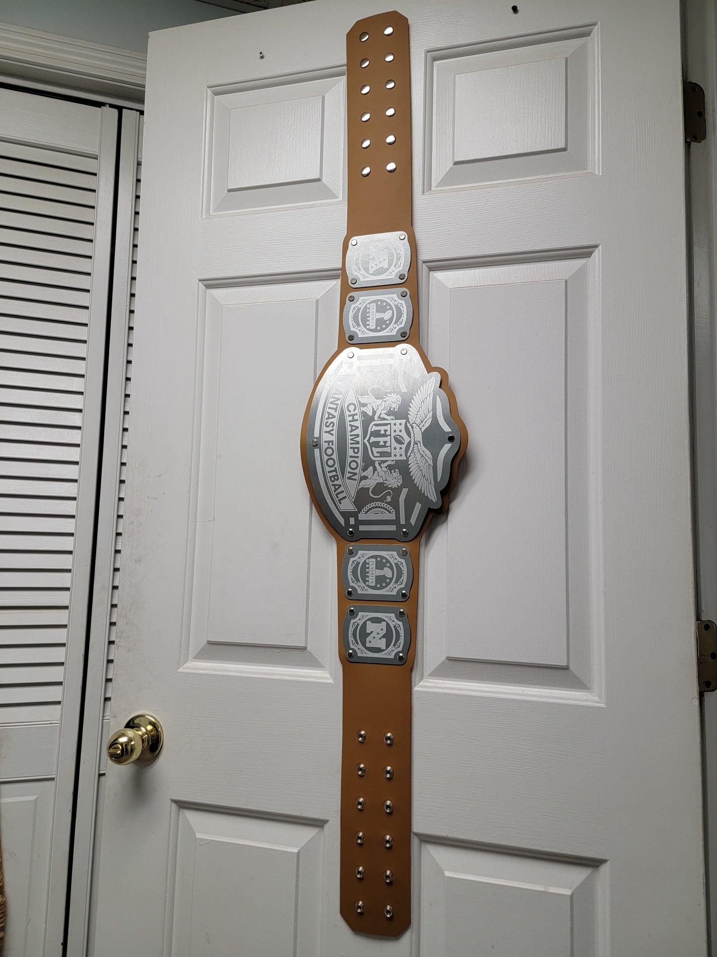 Fantasy Football Championship Belt - Emperor Series - Silver