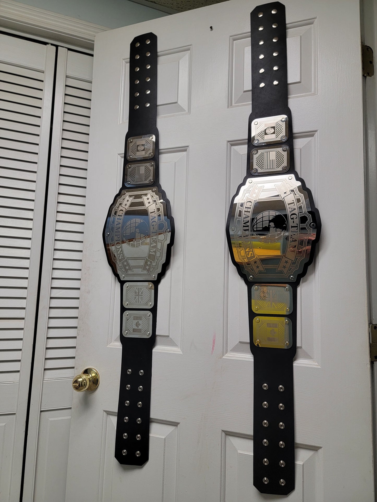 Tag-Team Championship Belts - Legend Series - Chrome