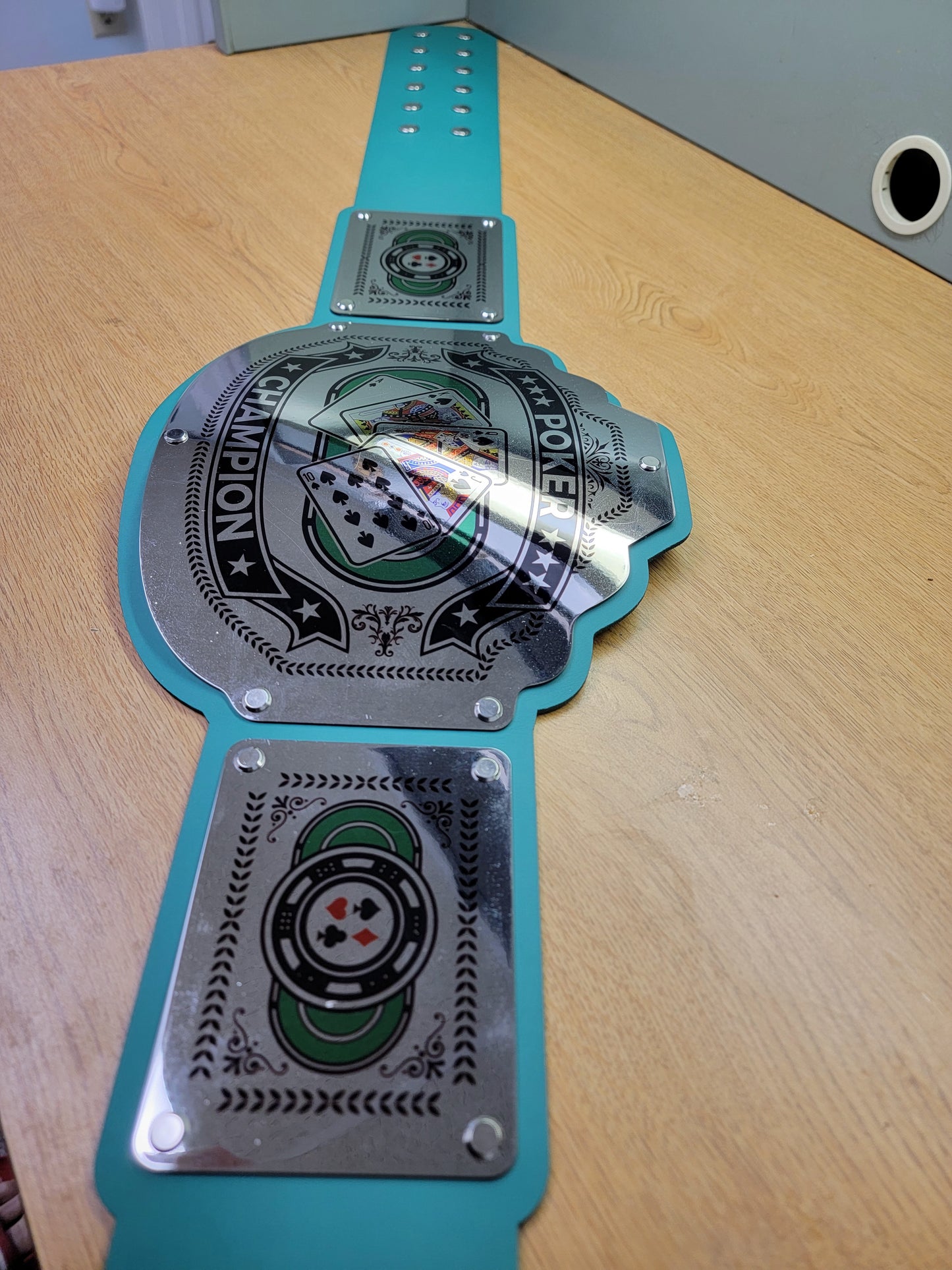 Poker Championship Belt - Commander Series - Chrome