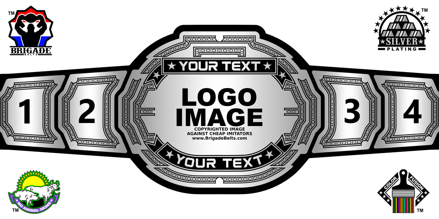 Custom Championship Belt Silver Outlaw Series
