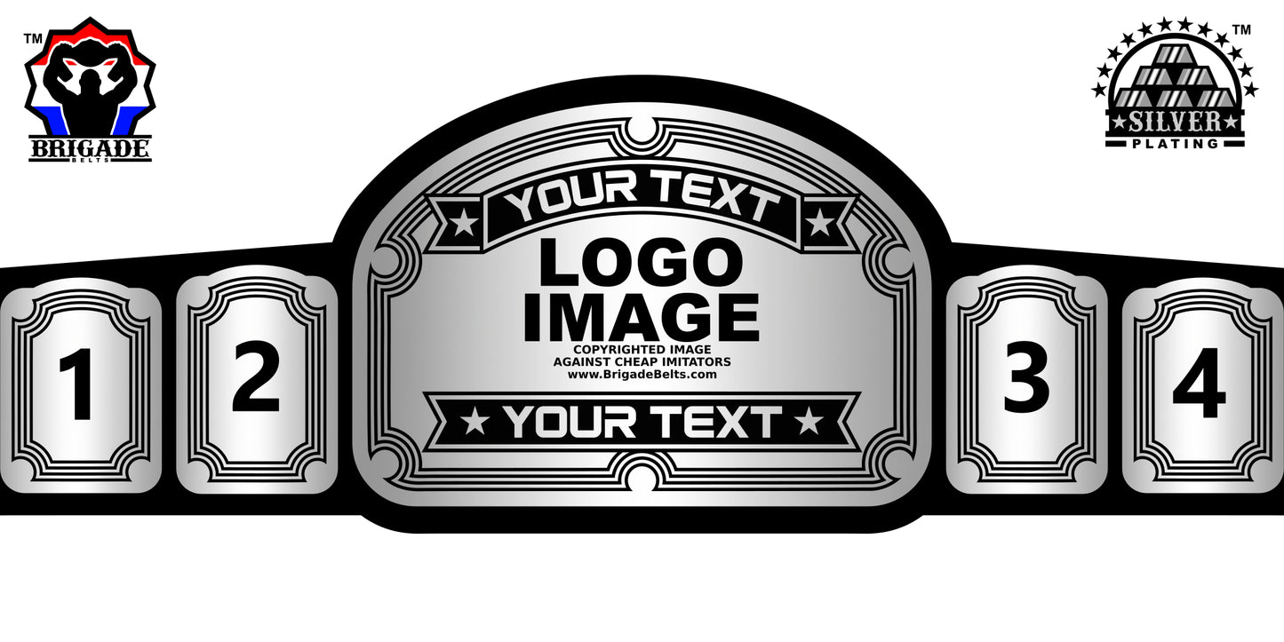 Custom Championship Belt Silver King Series