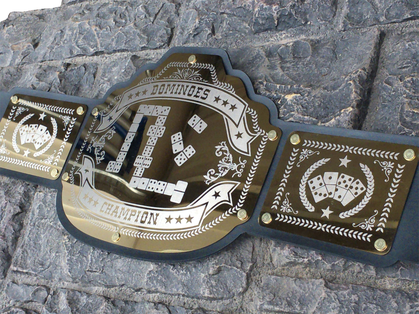 Gold Dominoes Title Belt