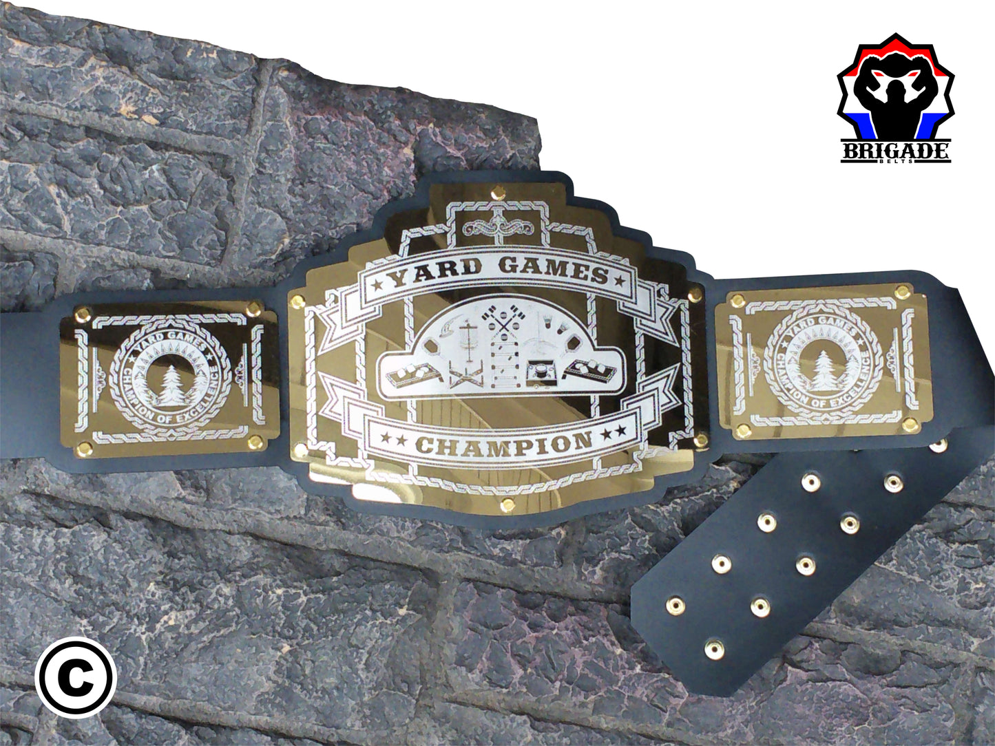 Gold Yard Games Award Trophy