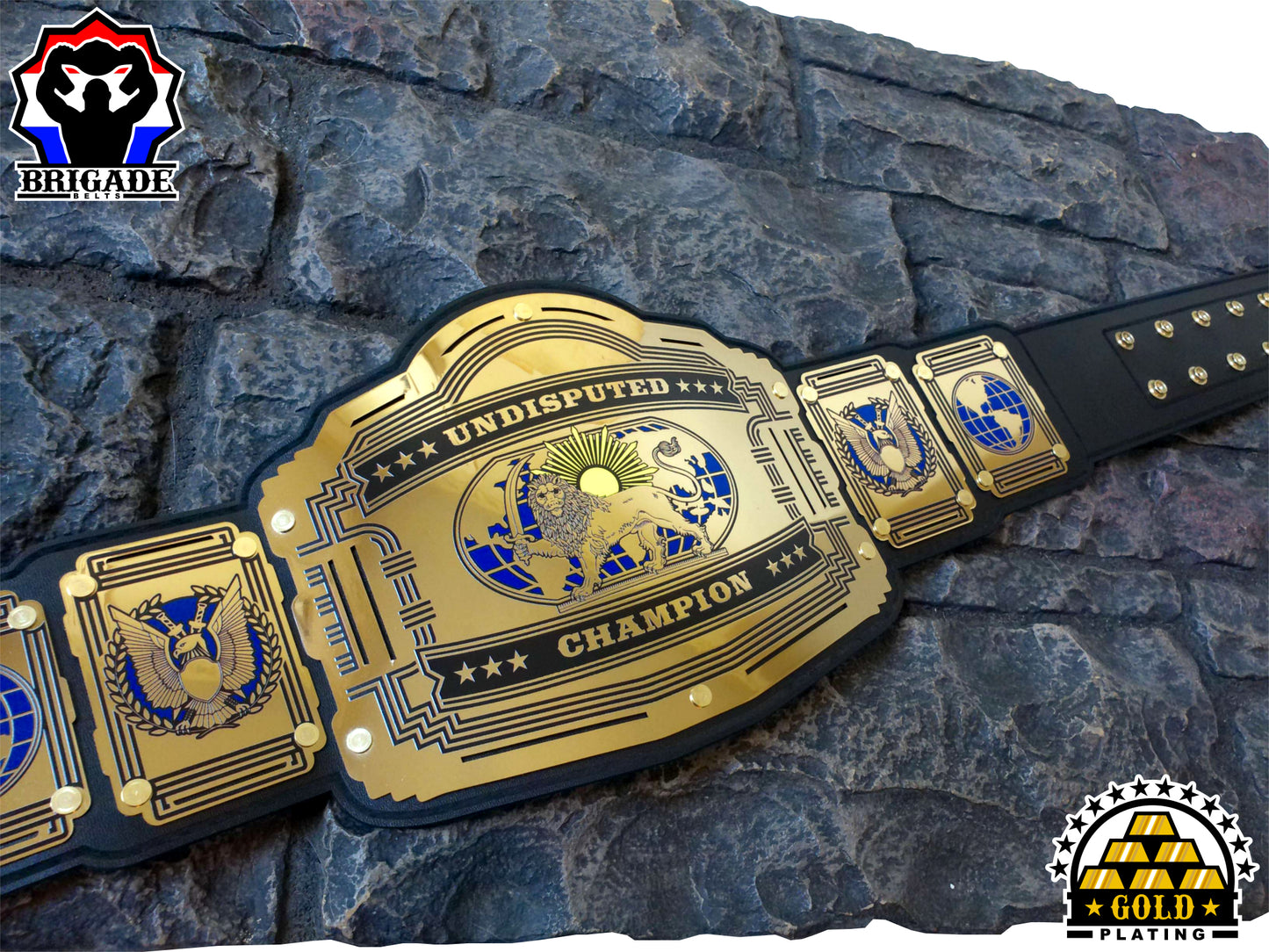 Undisputed Champion Belt - Intrepid Series - Gold