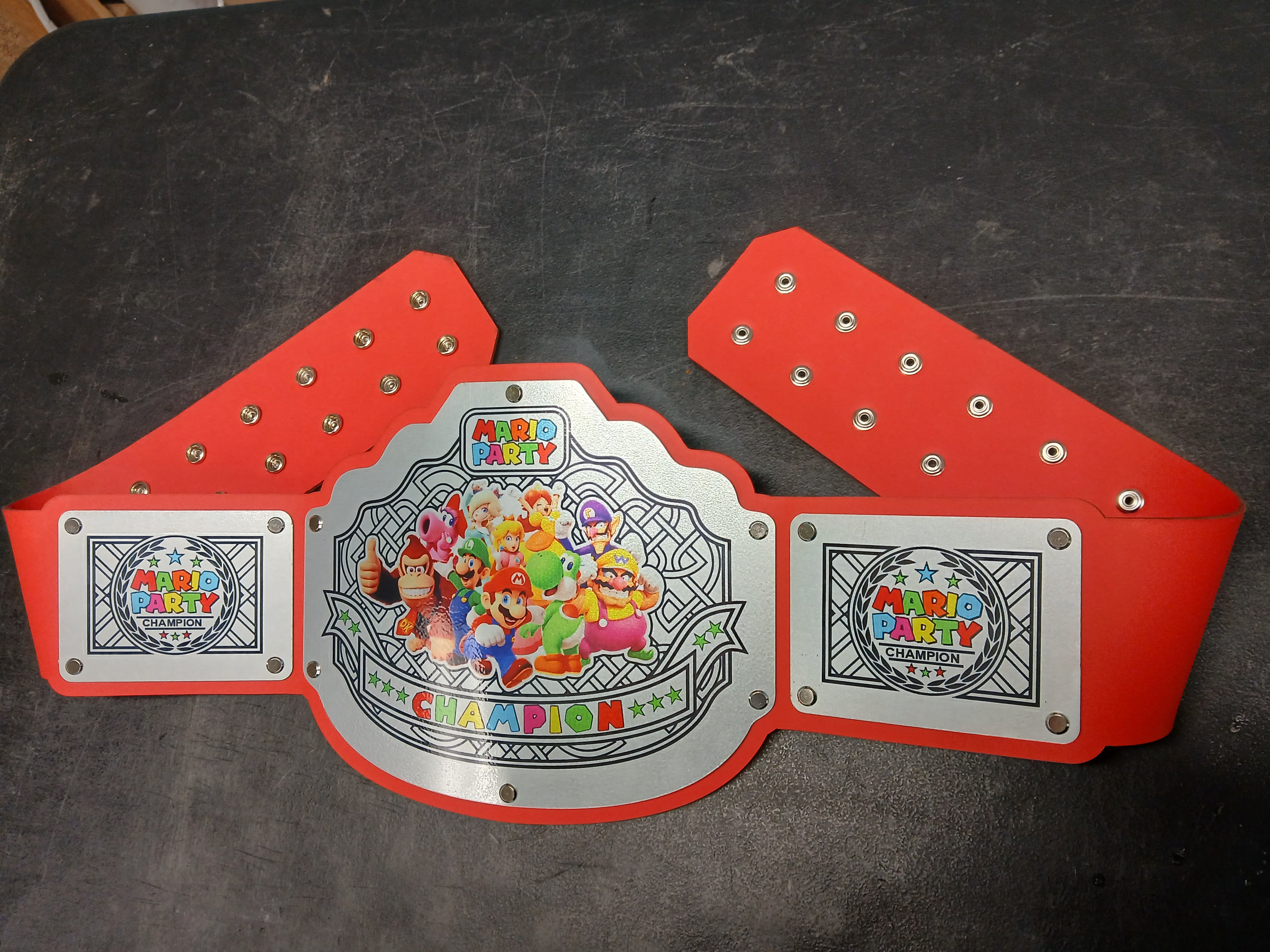 Mario Party Champion Belt - Commander Series - Silver