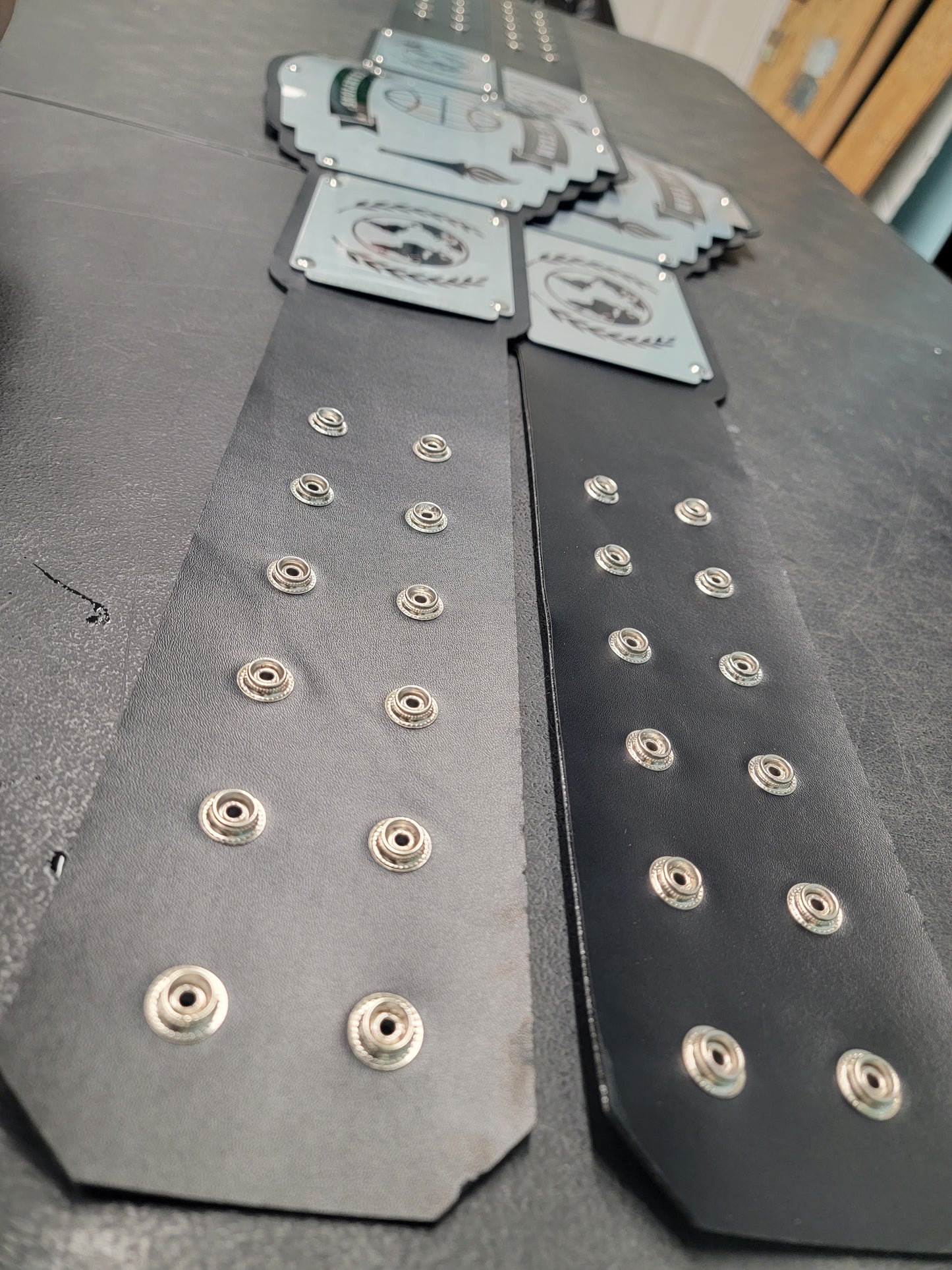 Tag Team Championship Belts - Bomber Series - Silver