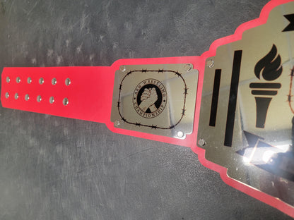 Arm Wrestling Championship Belt - Bomber Series - Chrome