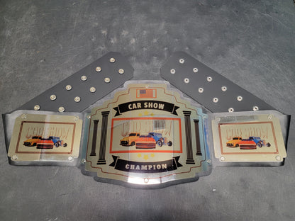 Car Show Championship Belt - Bomber Series - Chrome
