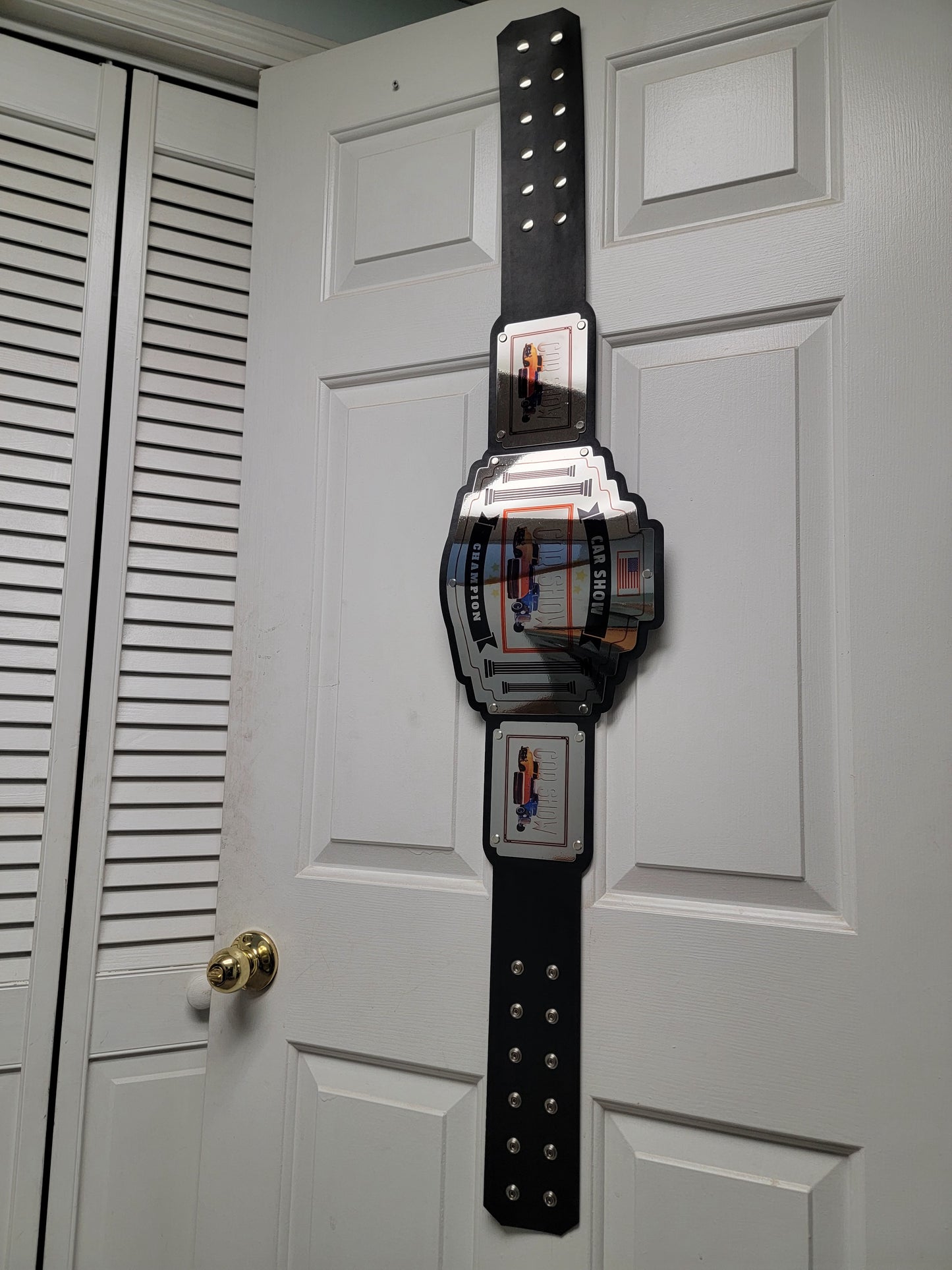 Car Show Championship Belt - Bomber Series - Chrome