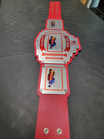 Car Show Championship Belt - Bomber Series - Silver
