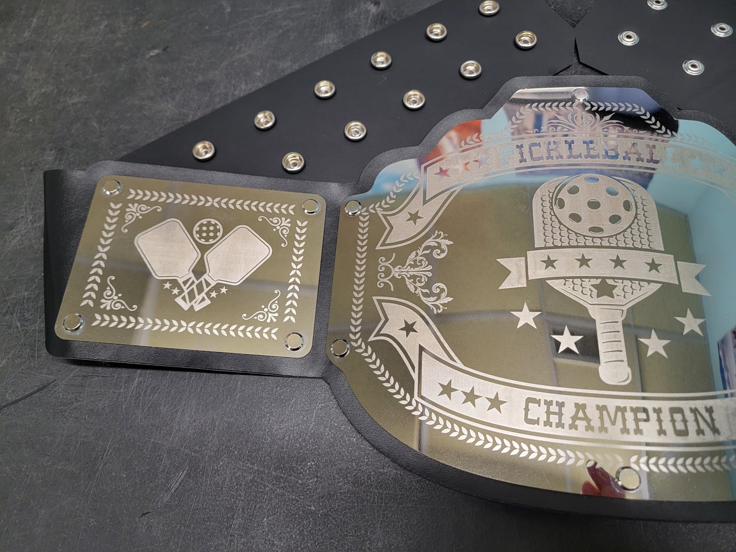 Darts Championship Belt - Commander Series - Chrome