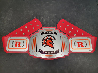 Richmond Spartans Championship Belt - Bomber Series - Chrome