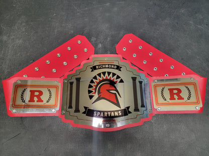Richmond Spartans Championship Belt - Bomber Series - Chrome