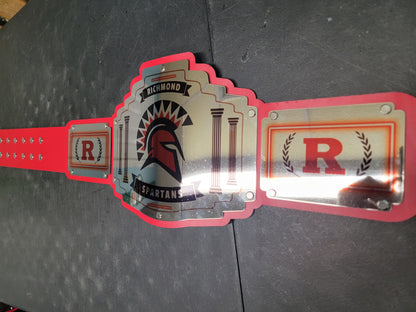 Richmond Spartans Championship Belt - Bomber Series - Chrome