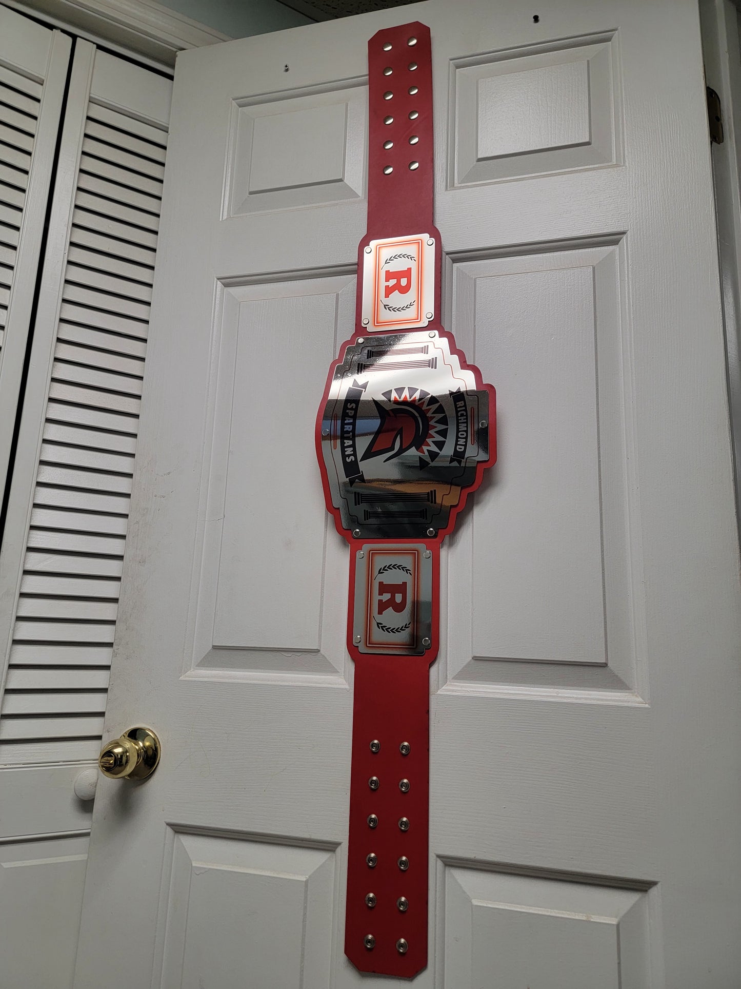 Richmond Spartans Championship Belt - Bomber Series - Chrome