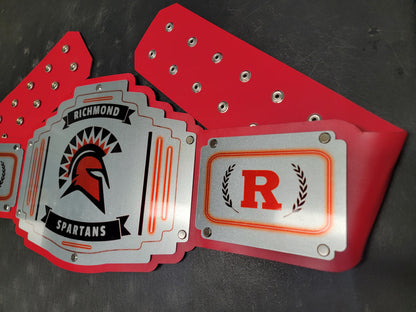 Richmond Spartans Championship Belt - Bomber Series - Chrome