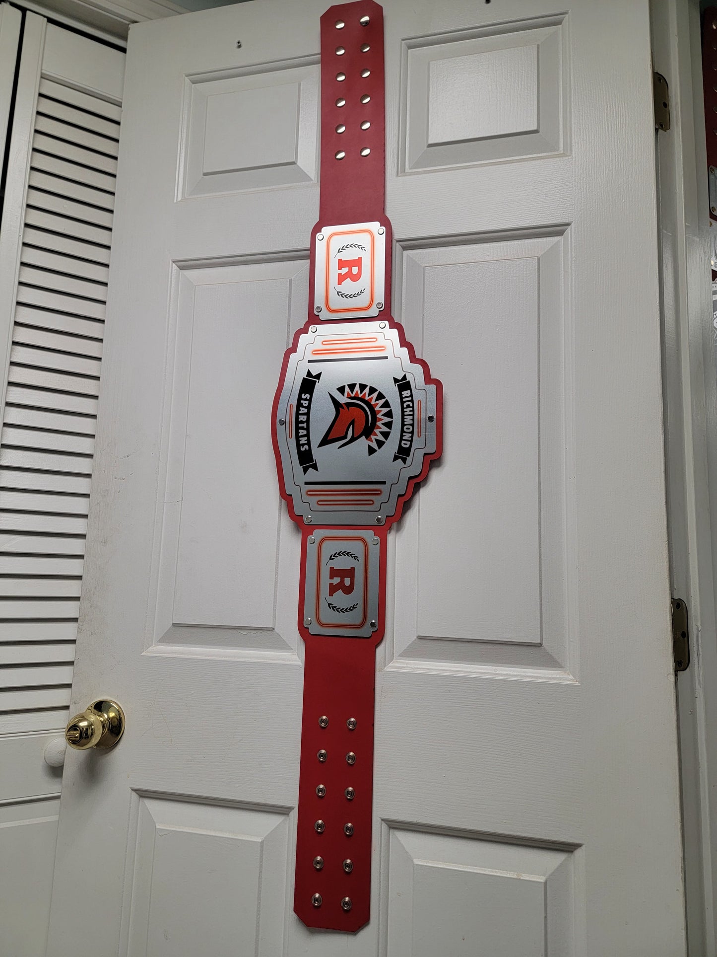 Richmond Spartans Championship Belt - Bomber Series - Chrome