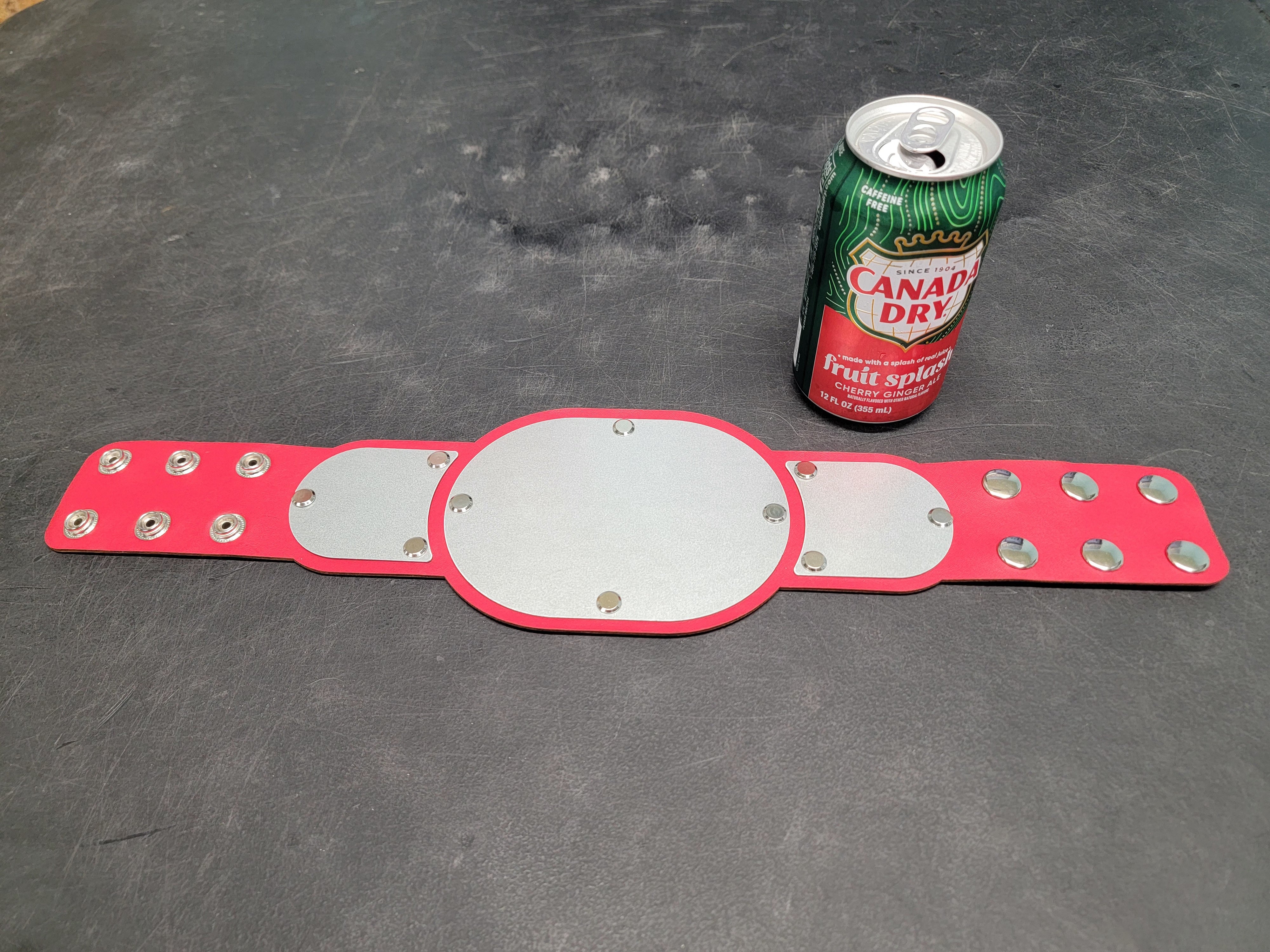 Blank Mini Championship Belt - Mini Series - Silver