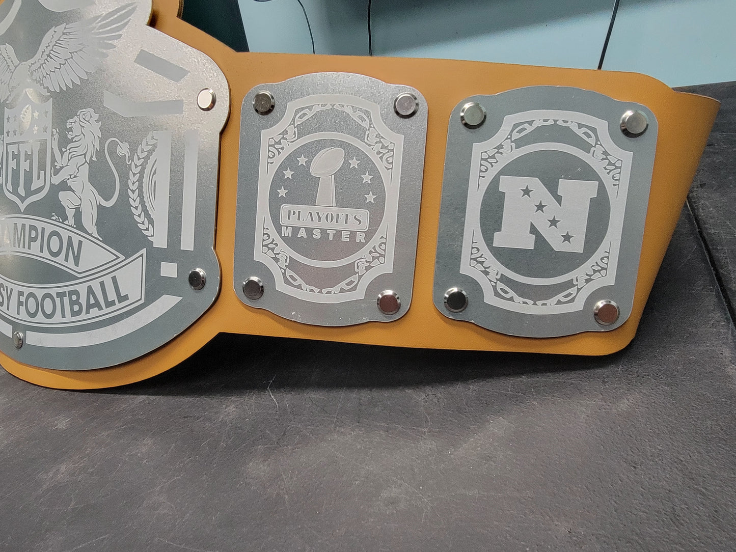 Fantasy Football Championship Belt - Emperor Series - Silver