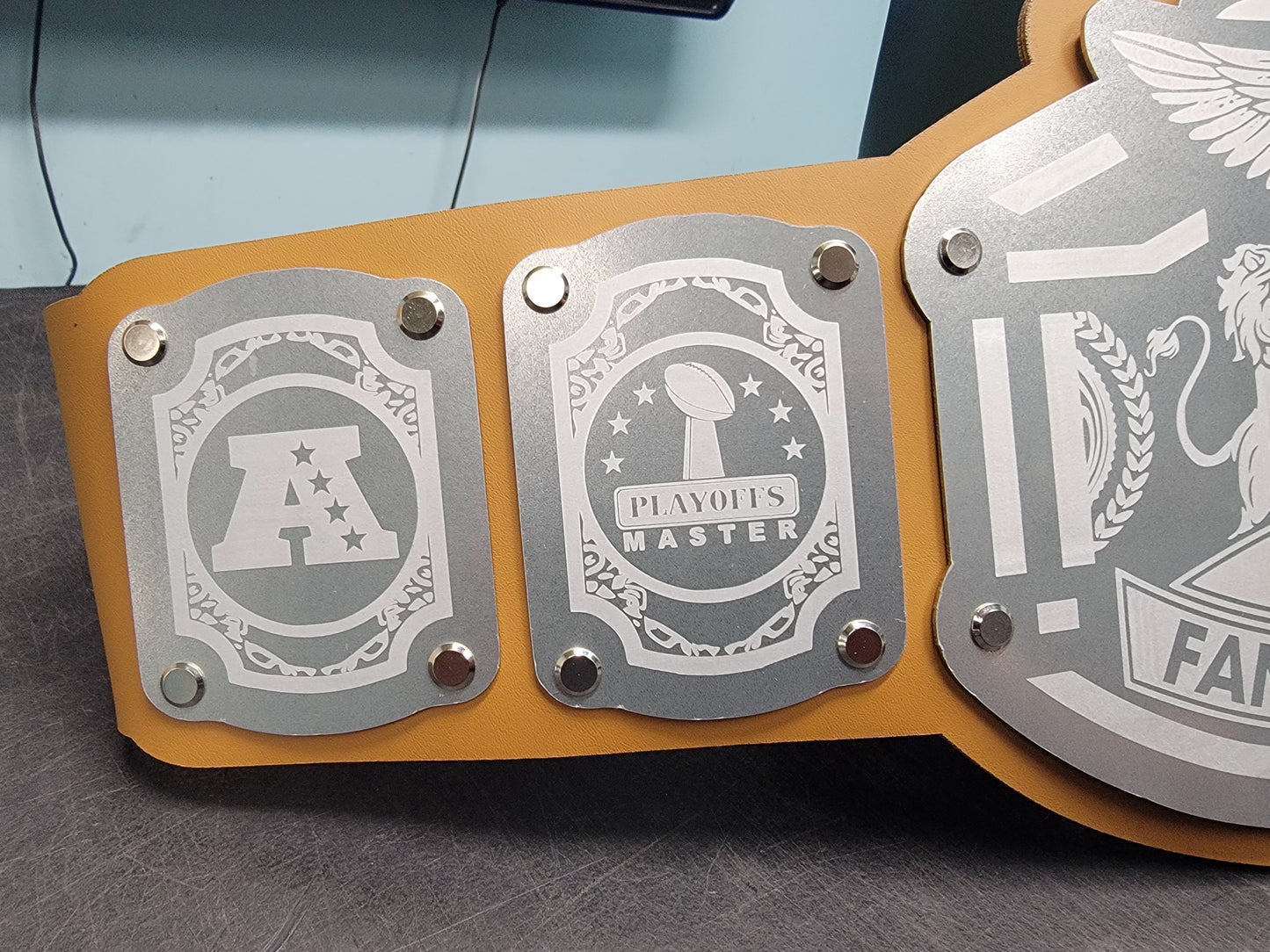 Fantasy Football Championship Belt - Emperor Series - Silver
