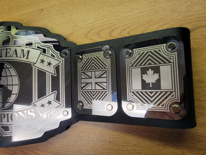 Tag-Team Championship Belts - Legend Series - Chrome