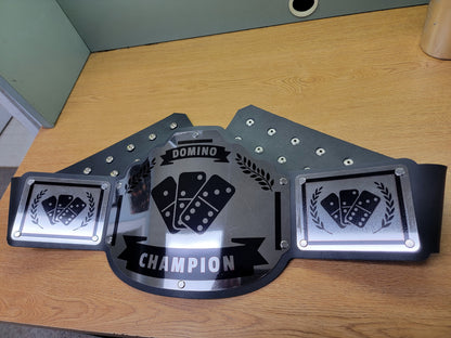 Domino Championship Belt - Commander Series - Chrome