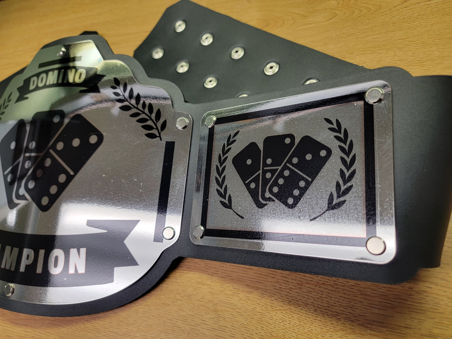 Domino Championship Belt - Commander Series - Chrome