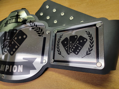 Domino Championship Belt - Commander Series - Chrome
