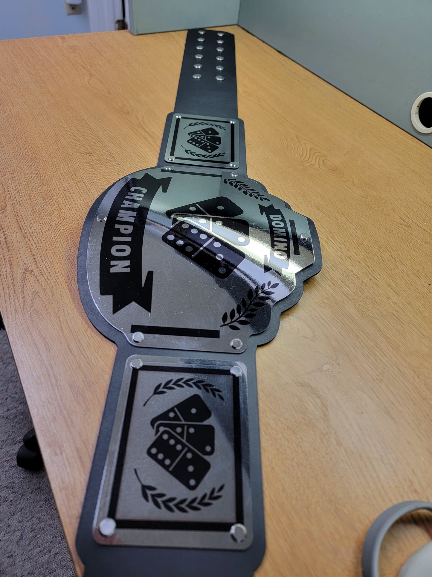 Domino Championship Belt - Commander Series - Chrome
