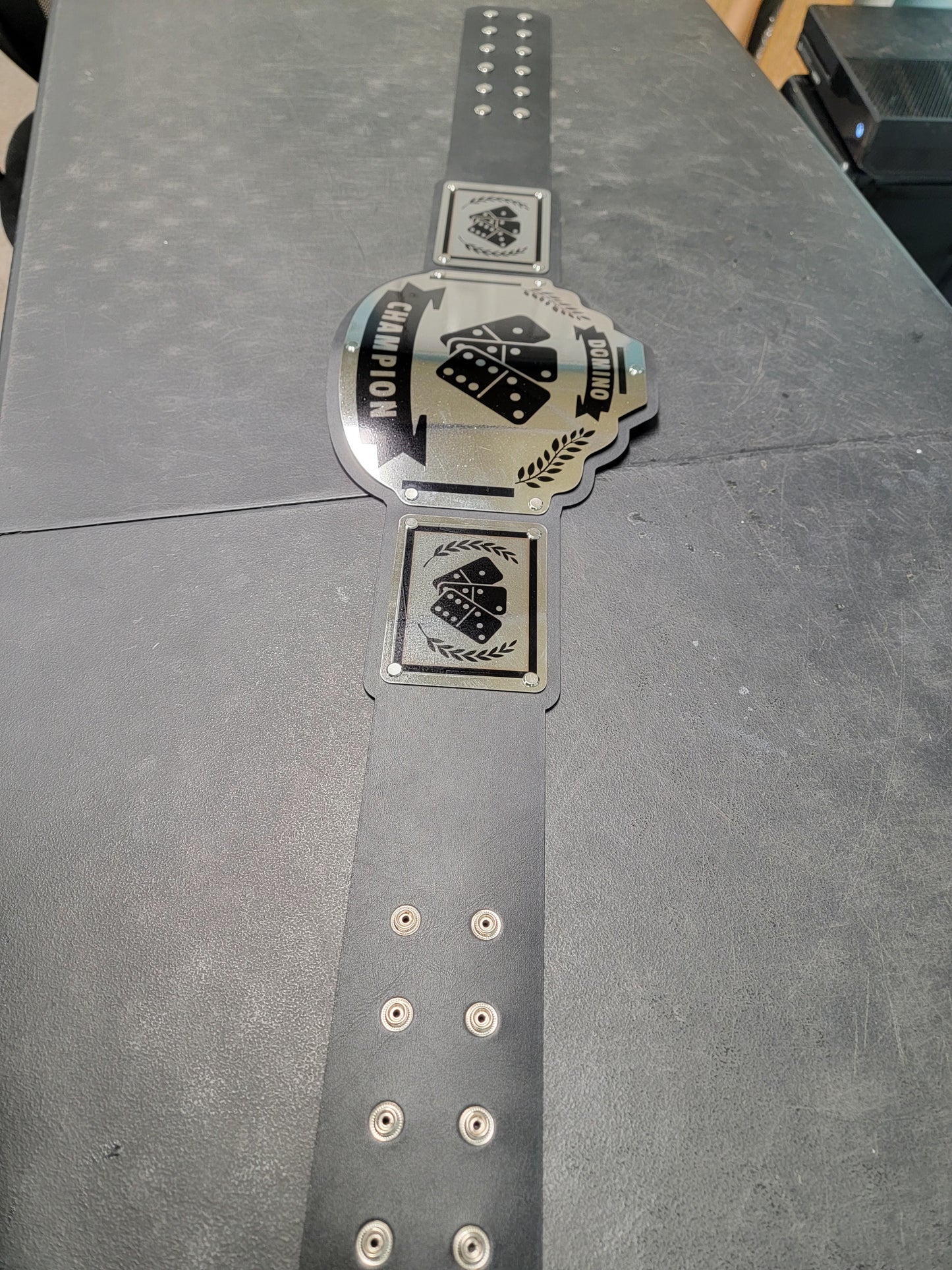 Domino Championship Belt - Commander Series - Chrome