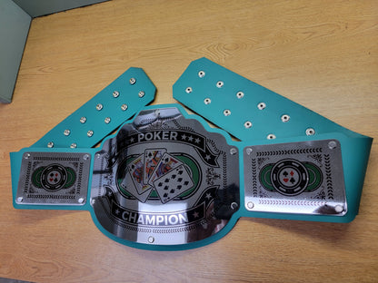 Poker Championship Belt - Commander Series - Chrome