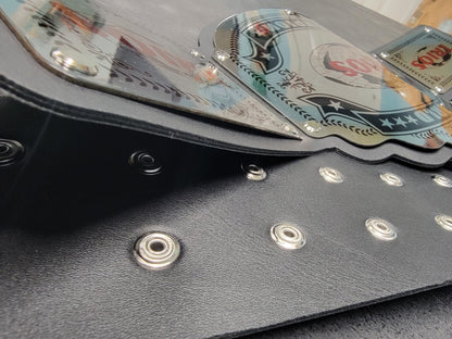 World Trios Champion Championship Belts - Commander Series - Chrome