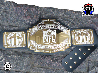 Shiny Gold Fantasy Football Belt