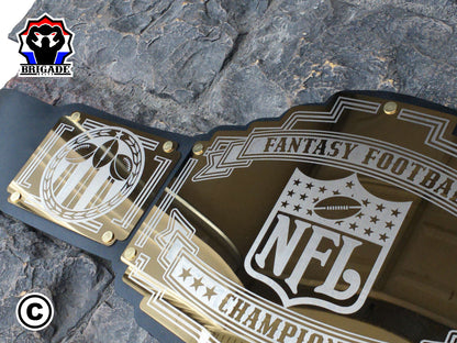 Gold Fantasy Football Belt