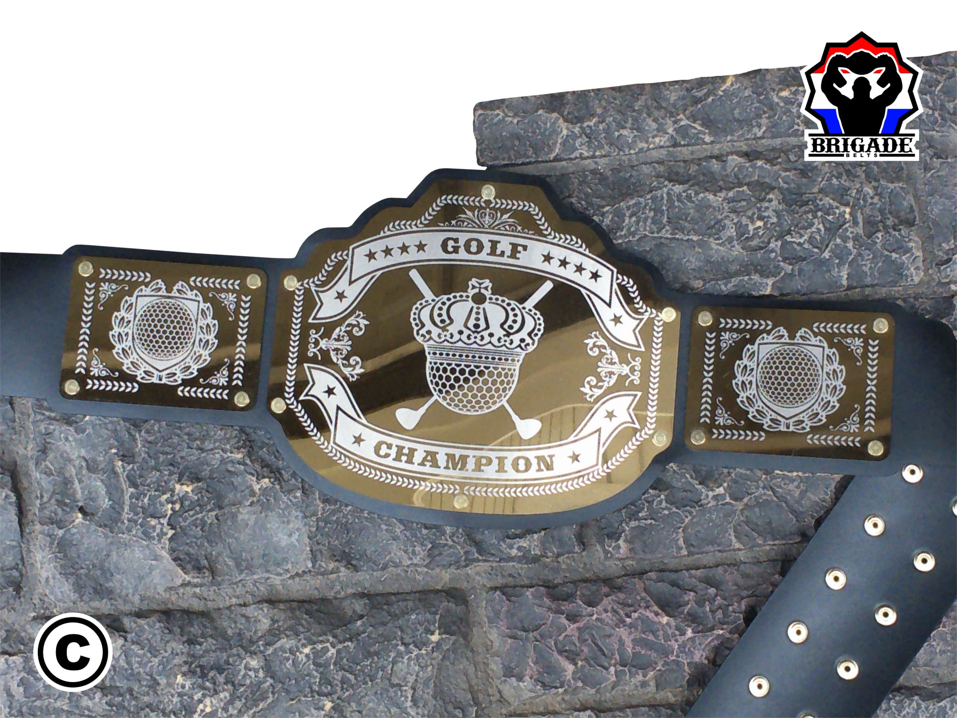 Golf Champion Title Belt