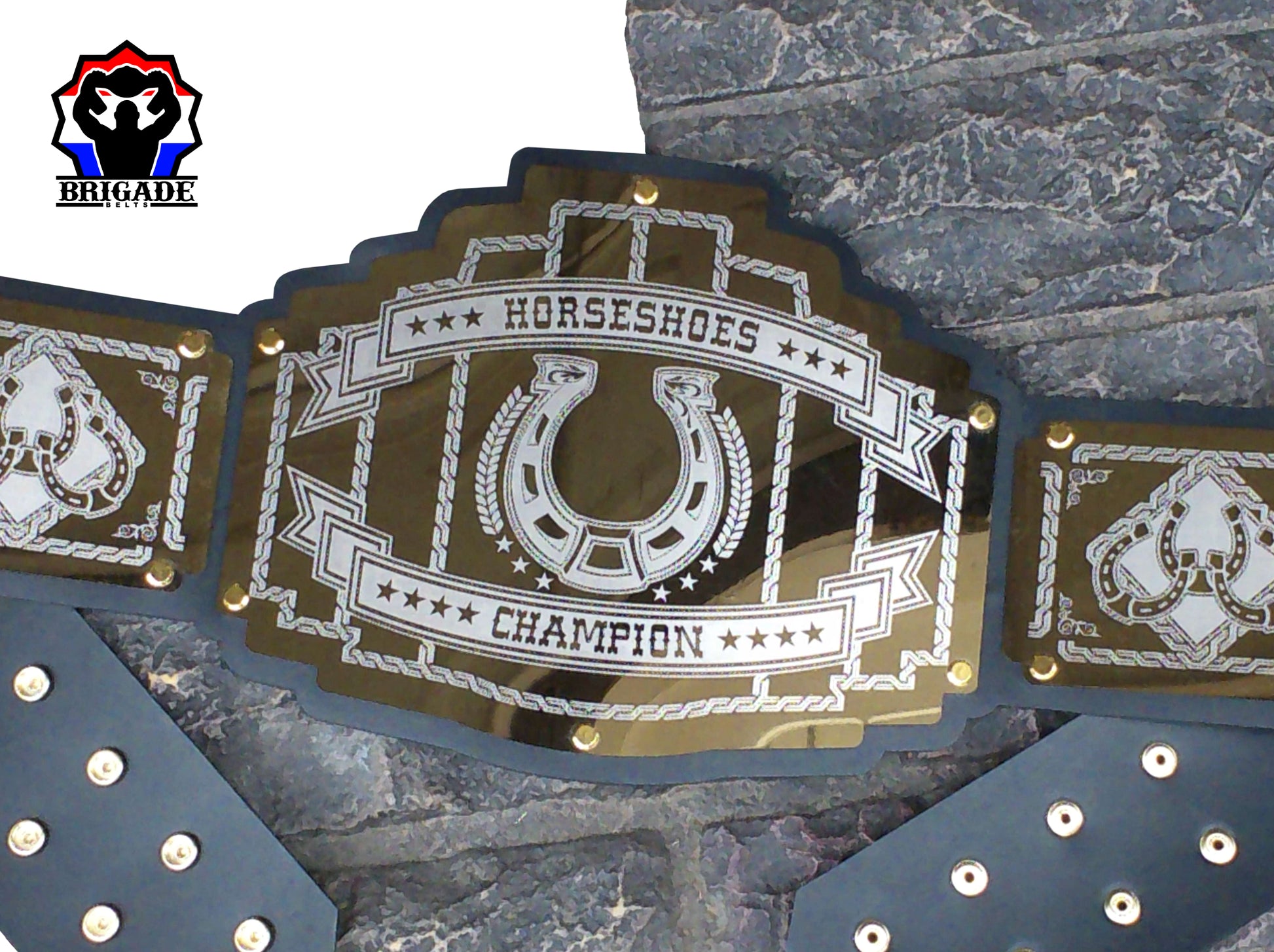 Horseshoes Award Title Belt