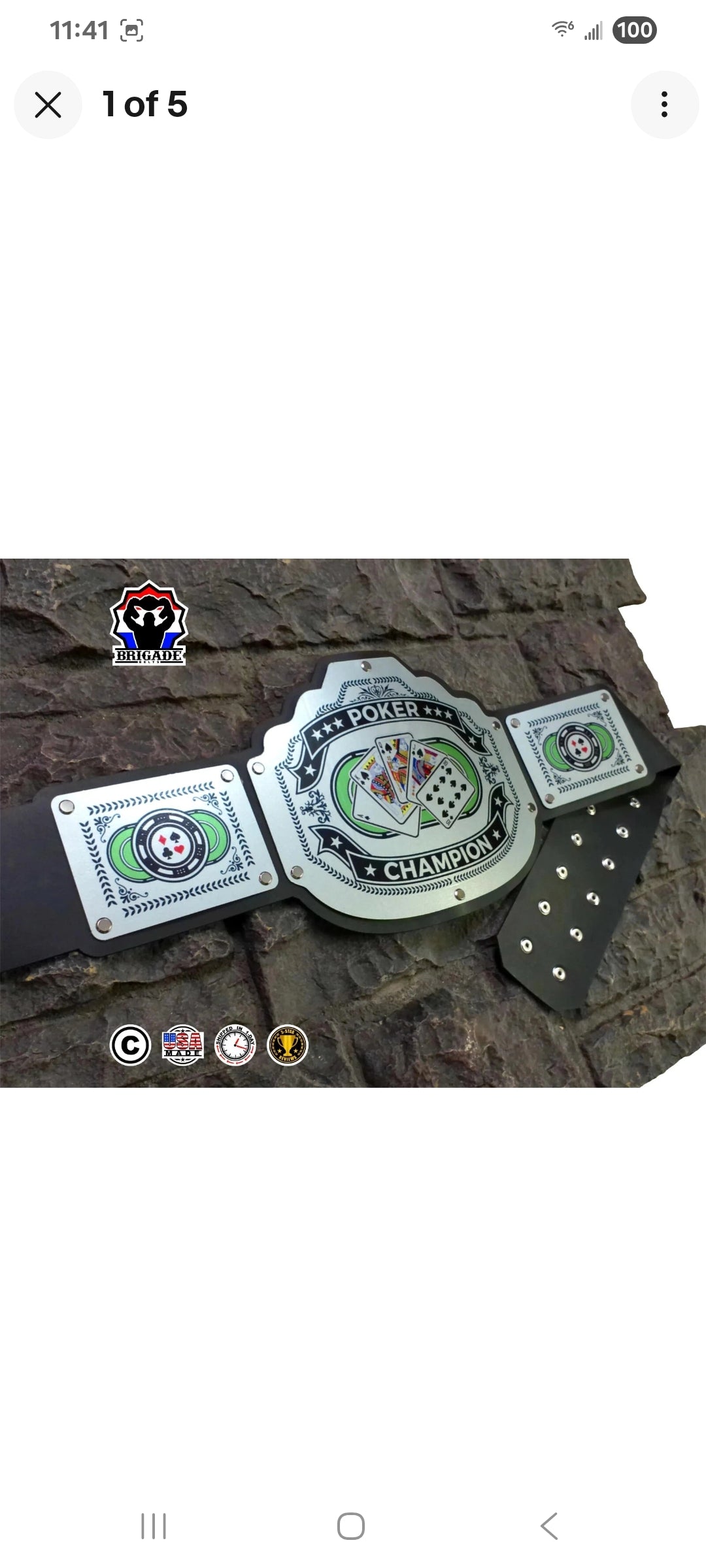 Poker Championship Title - Commander Series - Silver