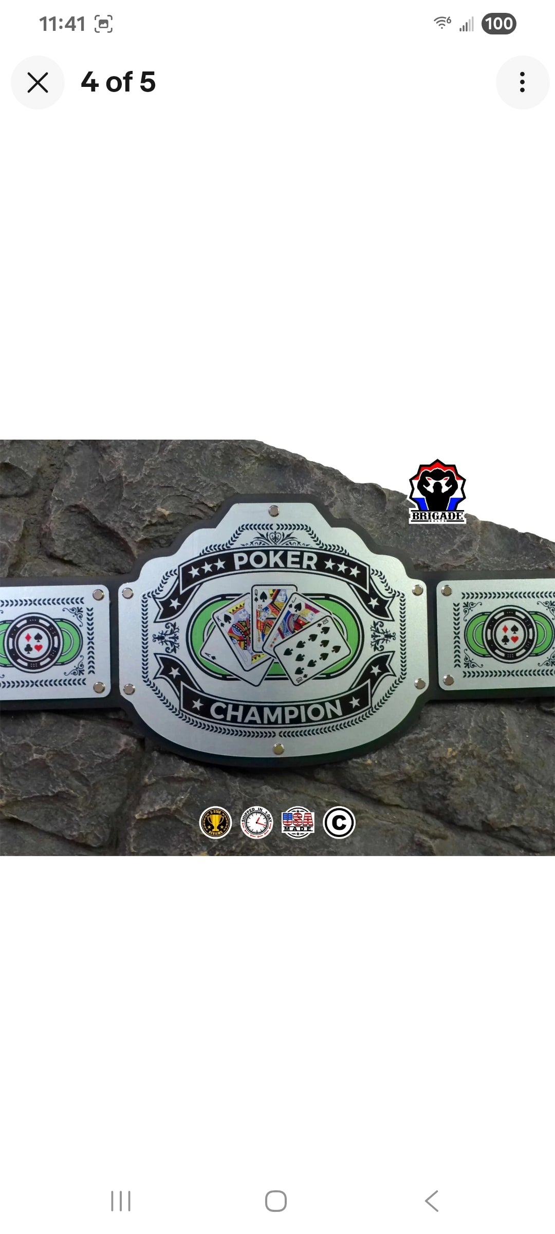 Poker Championship Title - Commander Series - Silver