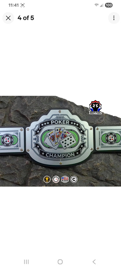 Poker Championship Title - Commander Series - Silver