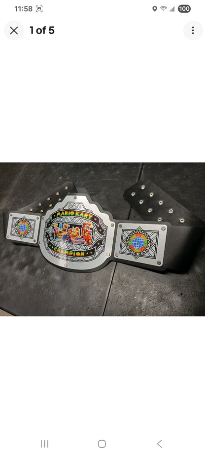 Mario Kart Championship Belt - Commander Series - Silver