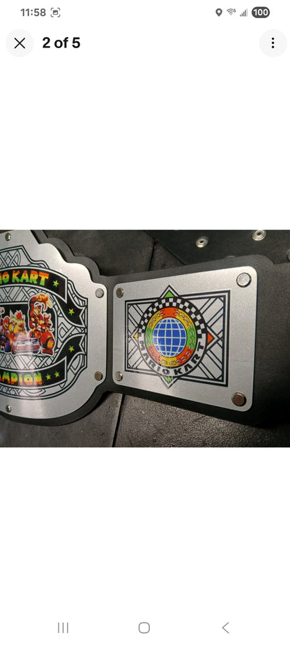 Mario Kart Championship Belt - Commander Series - Silver