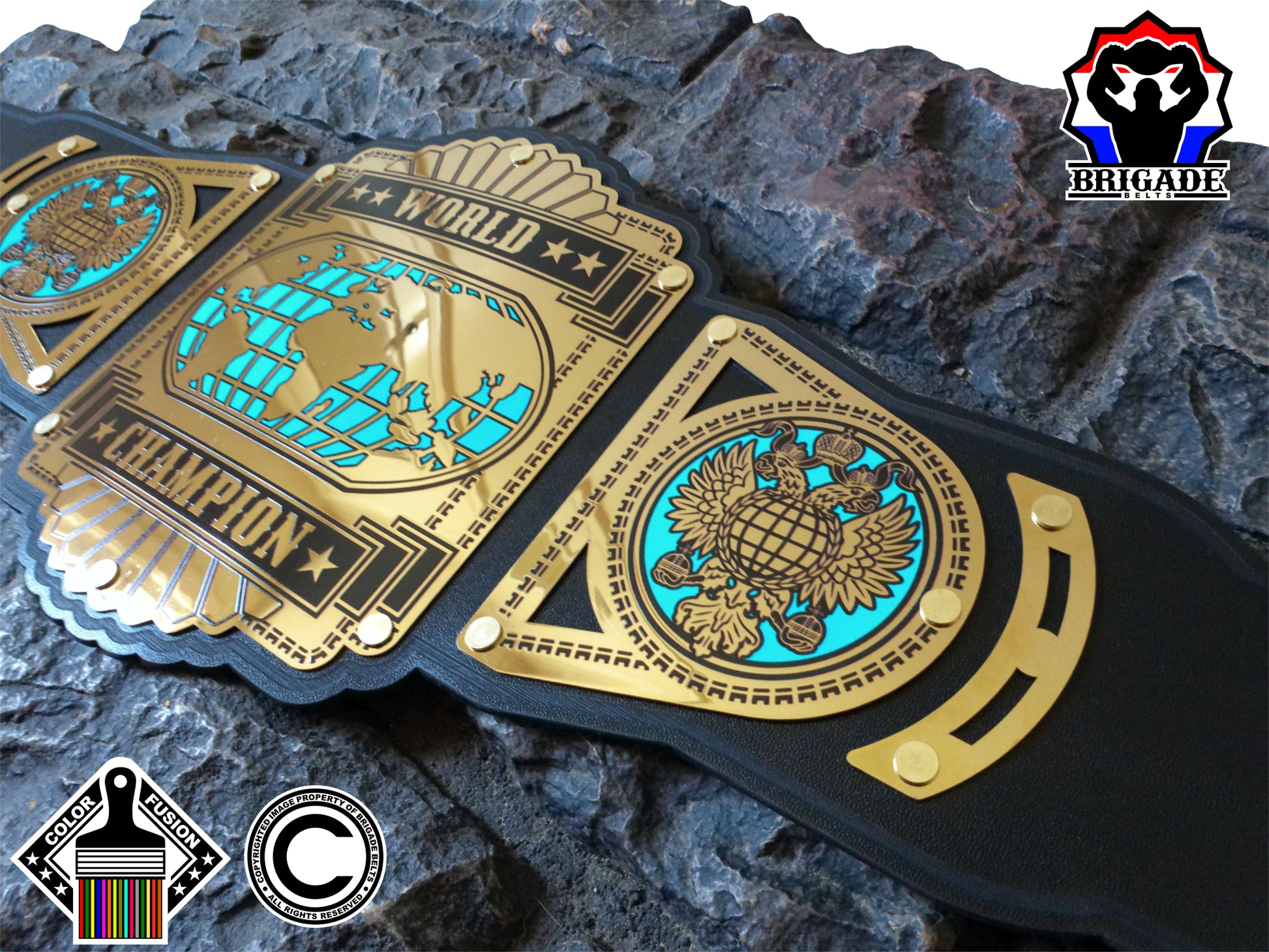 World Champion Belt - Renegade Series - Gold