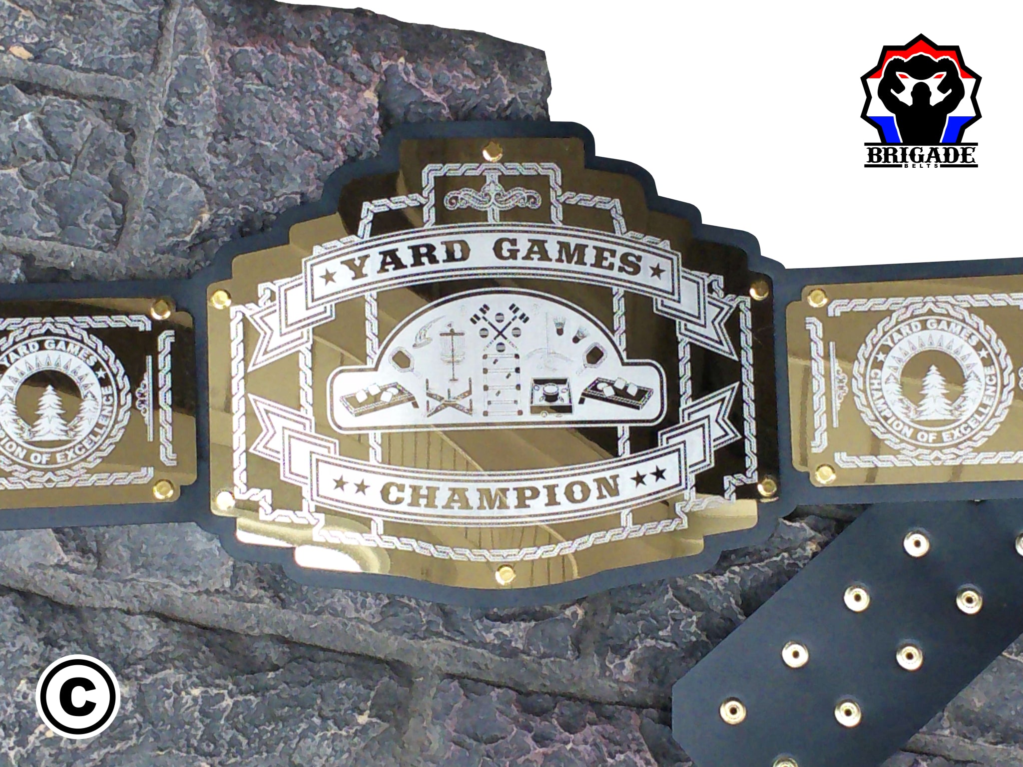 Yard Games Title Belt