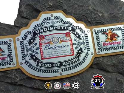 Budweiser Championship Title Belt - Commander Series - Silver