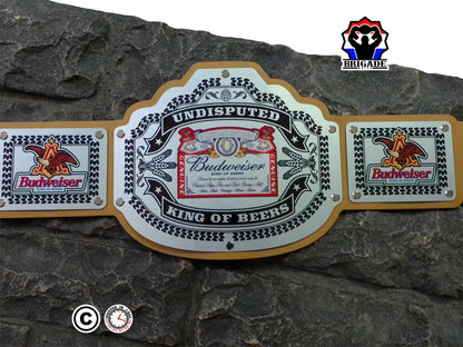 Budweiser Championship Title Belt - Commander Series - Silver