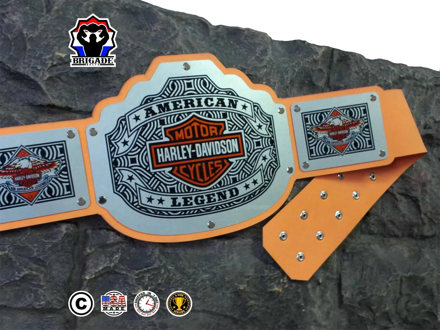 Harley-Davidson Championship Title Belt - Commander Series - Silver