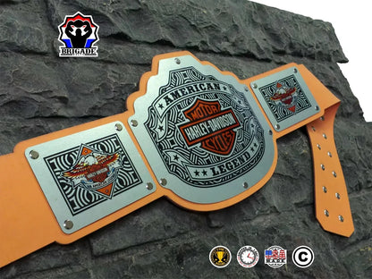 Harley-Davidson Championship Title Belt - Commander Series - Silver