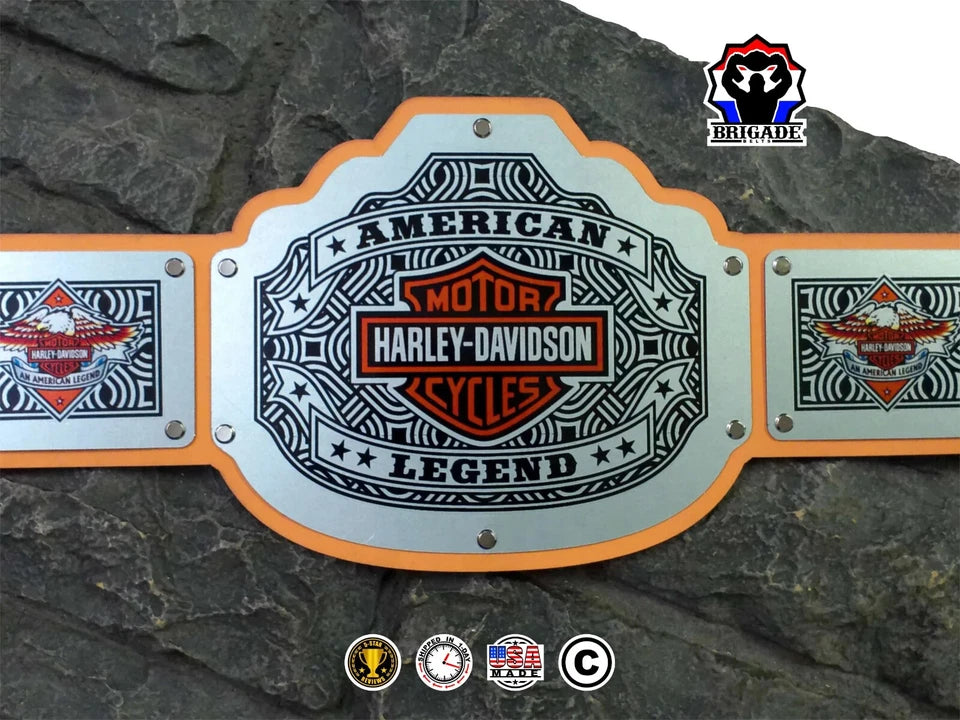 Harley-Davidson Championship Title Belt - Commander Series - Silver
