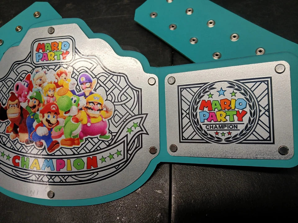 Mario Party Championship Belt - Commander Series - Silver