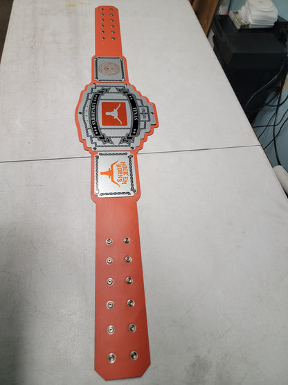 Texas Longhorms Championship Belt - Bomber Model